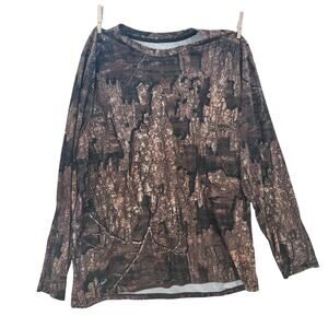 Under Armor Men's HeatGear Realtree Timber Long Sleeve Hunt Shirt 2XL Loose Poly